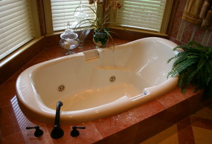 Bathtub plumbing by LYF Services.